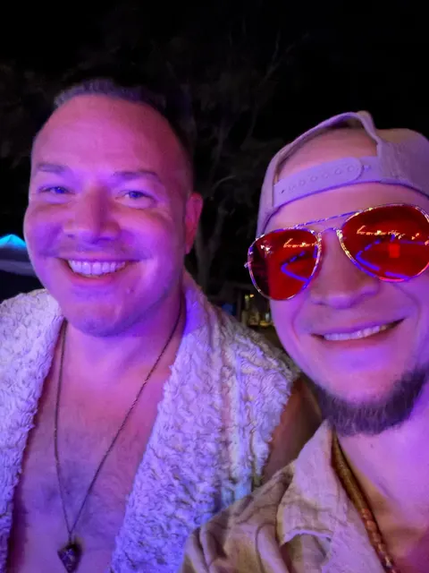 Rose-tinted and all smiles
