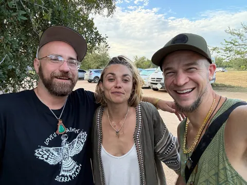 Easy smiles before the goodbyes