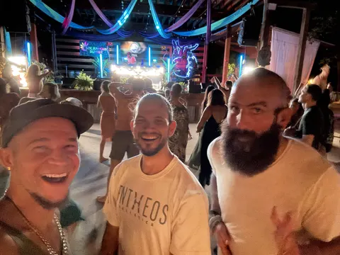 Friends on the floor