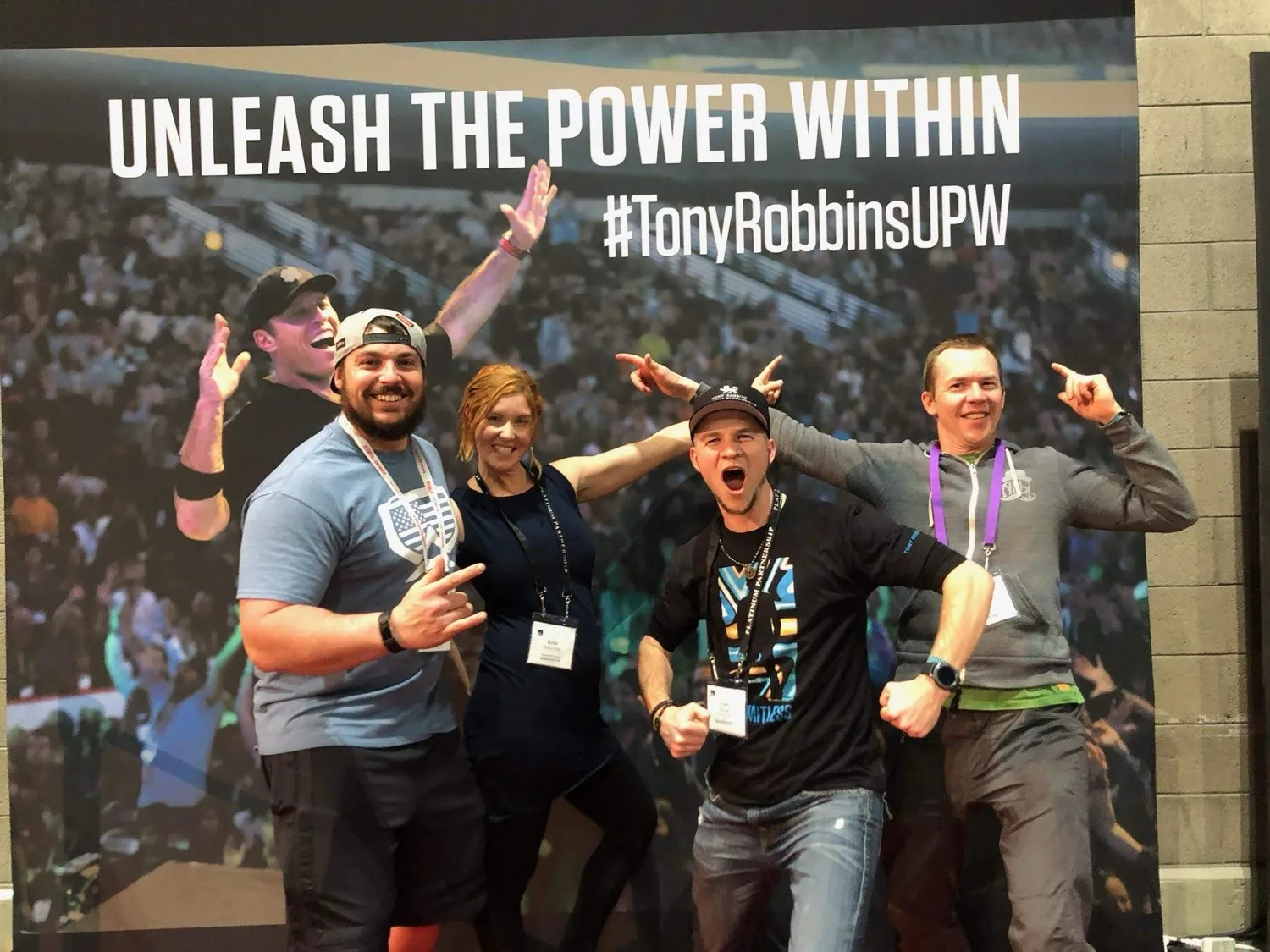 Tyler and crew at Unleash the Power Within